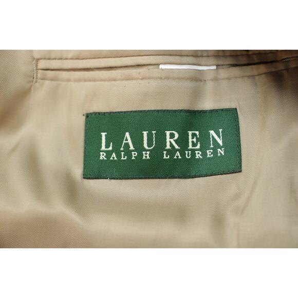 Lauren Ralph Lauren Blazer Mens Size 42S Plaid 100% Lamb's Wool 2 Button Notch - Picture 5 of 10